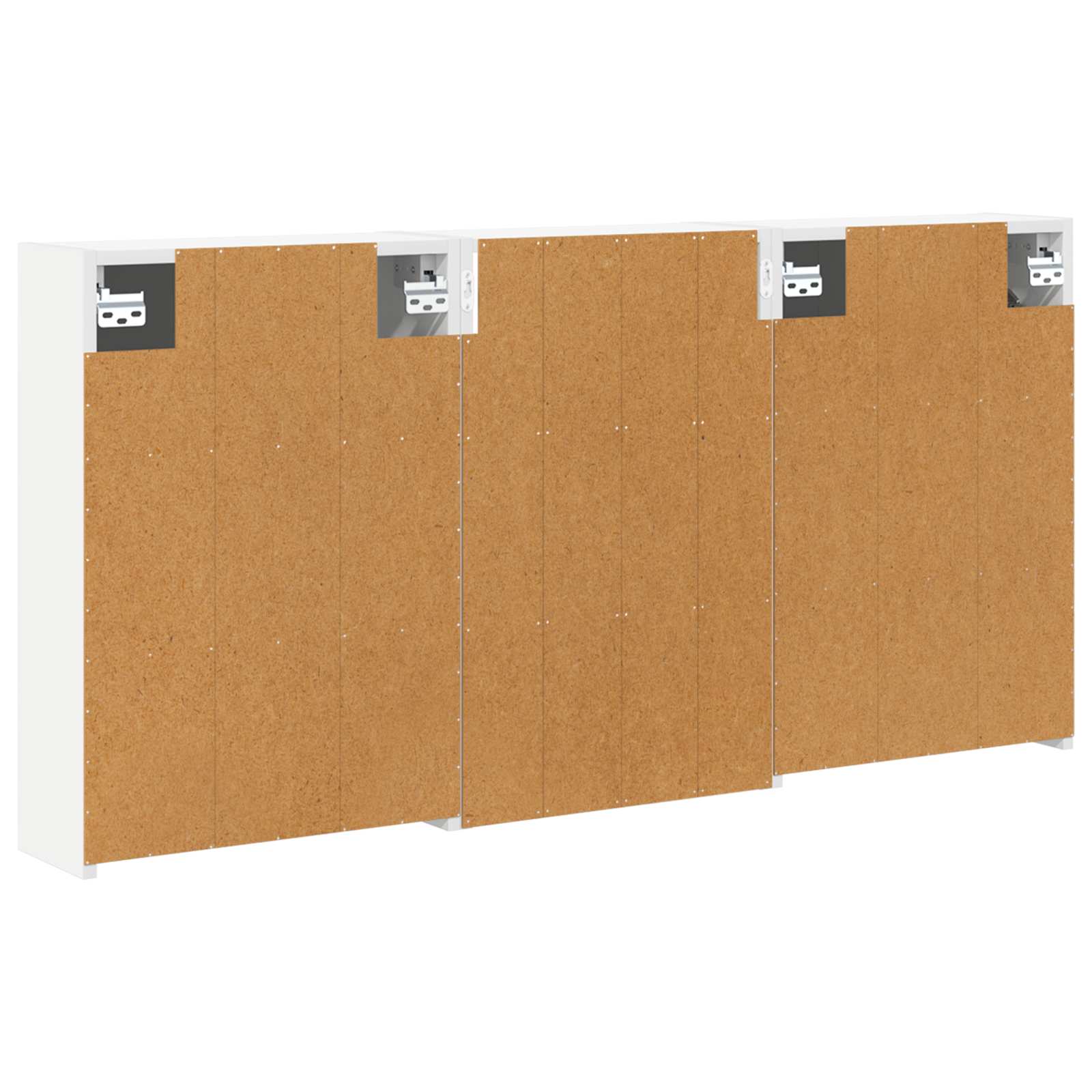 Badezimmerschrank-Set 3 pcs 126 x 16 x 62,5 cm Holzwerkstoff