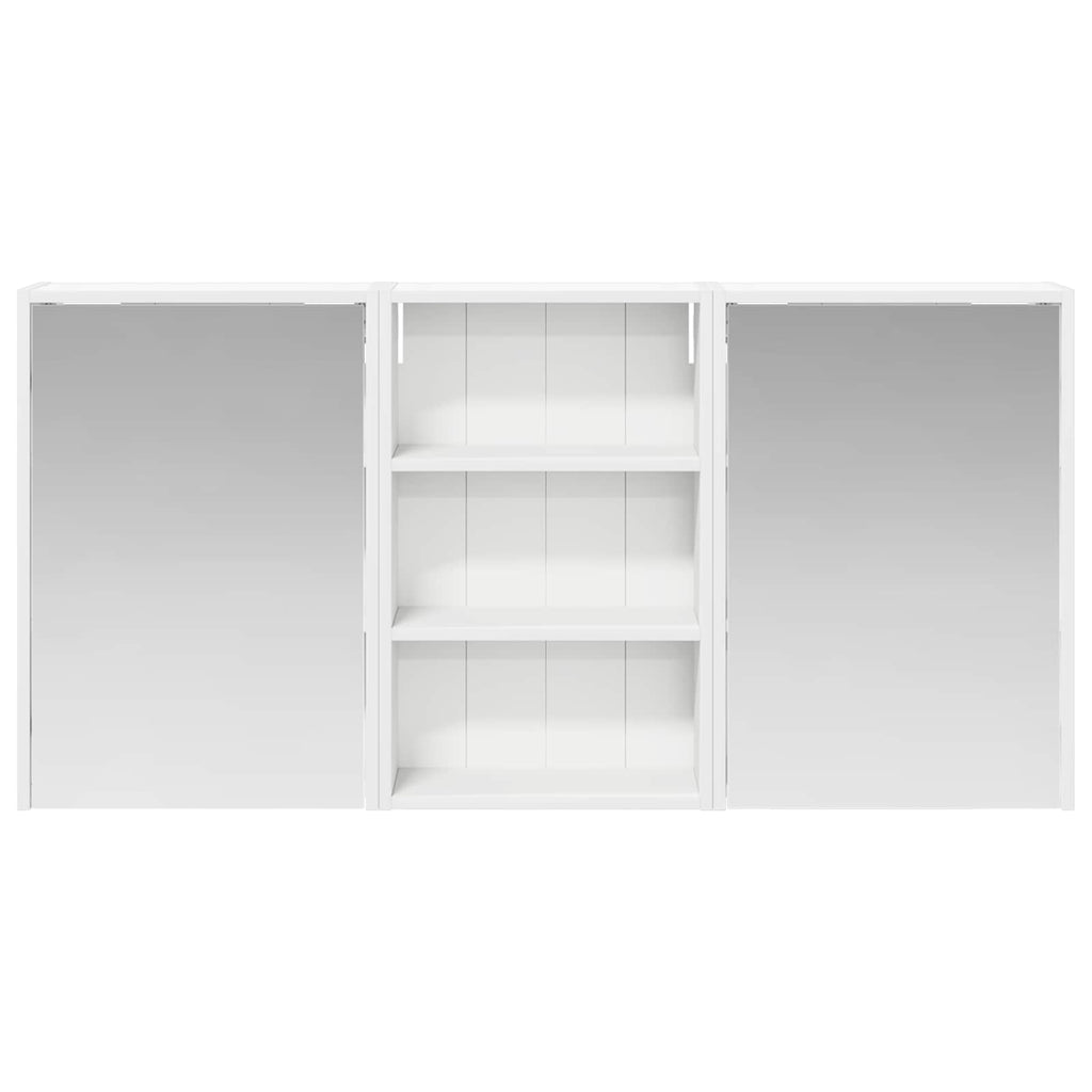Badezimmerschrank-Set 3 pcs 126 x 16 x 62,5 cm Holzwerkstoff