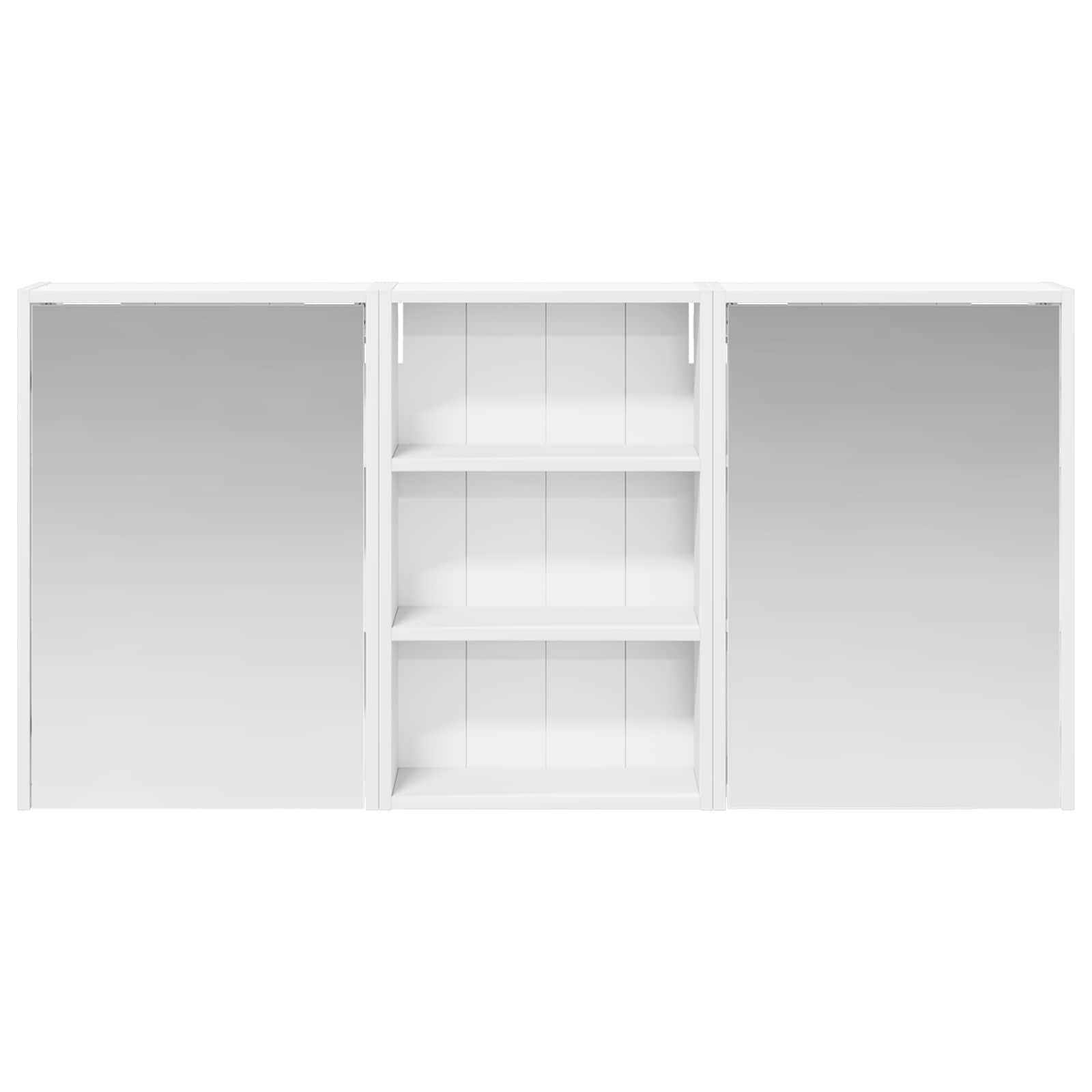 Badezimmerschrank-Set 3 pcs 126 x 16 x 62,5 cm Holzwerkstoff