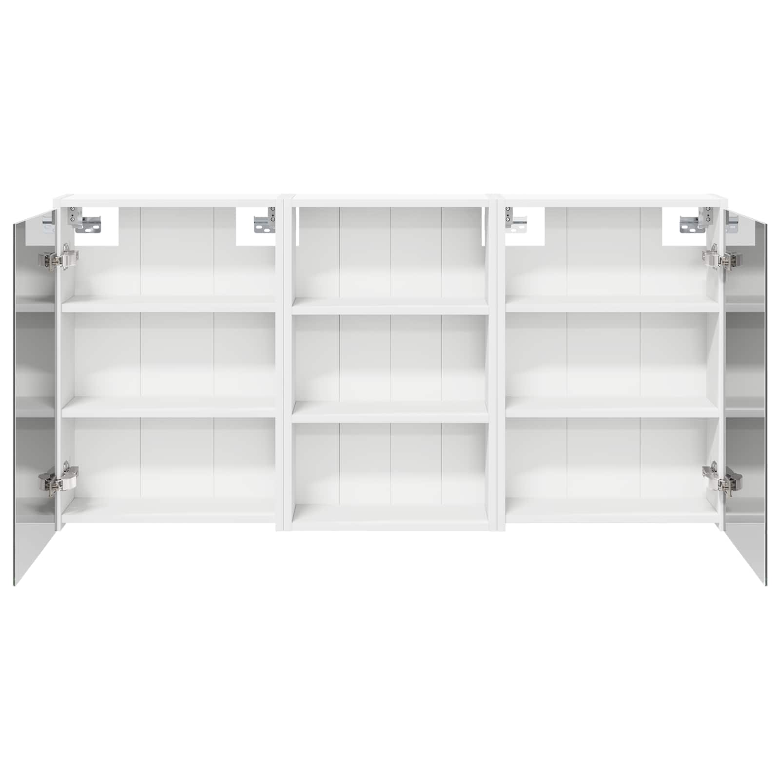 Badezimmerschrank-Set 3 pcs 126 x 16 x 62,5 cm Holzwerkstoff