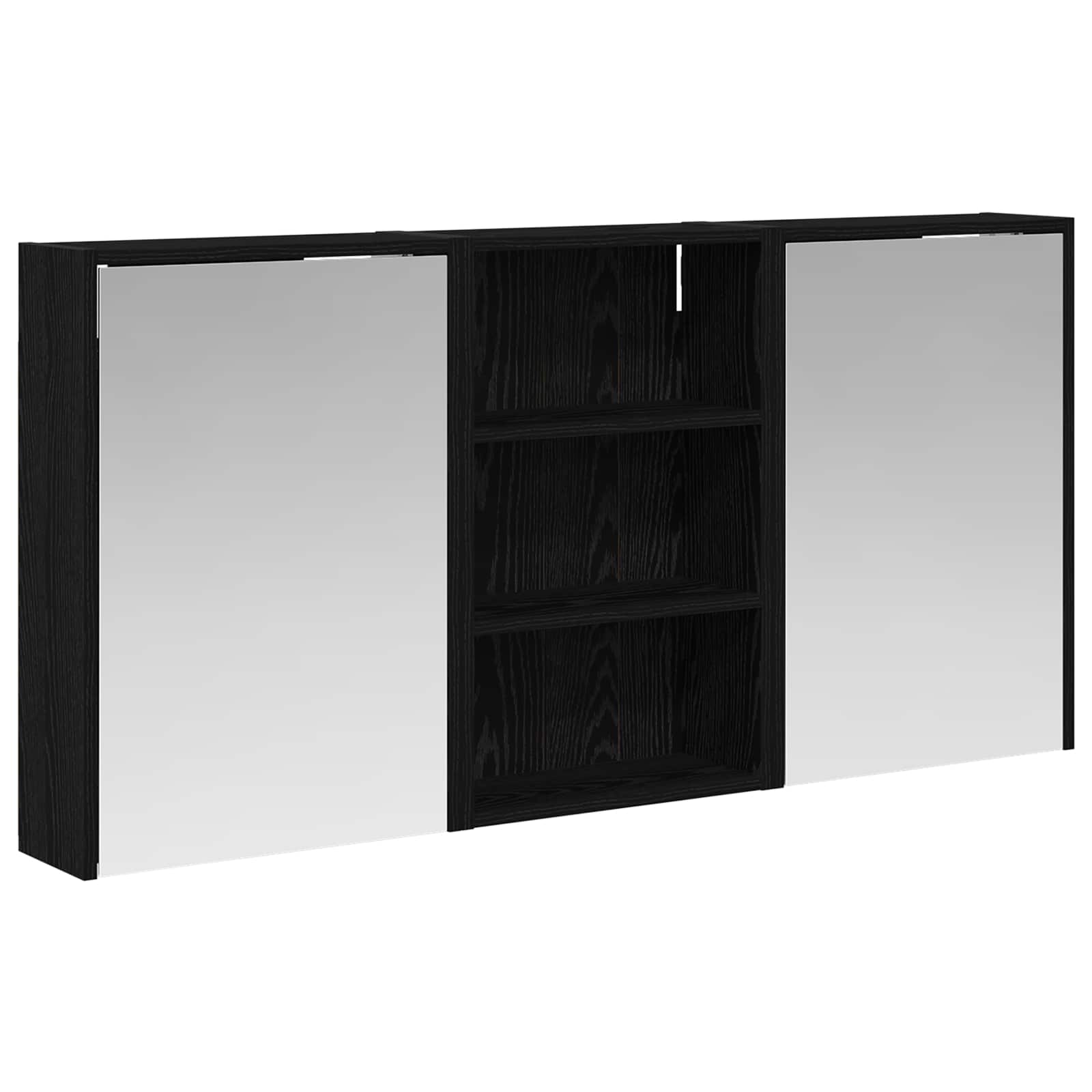 Badezimmerschrank-Set 3 pcs 126 x 16 x 62,5 cm Holzwerkstoff