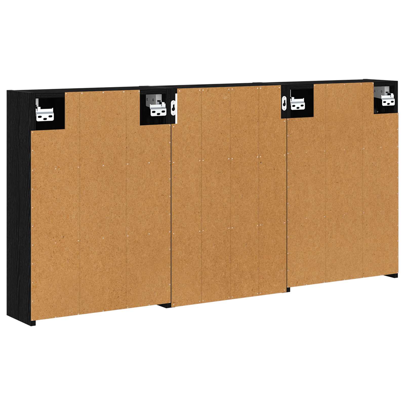 Badezimmerschrank-Set 3 pcs 126 x 16 x 62,5 cm Holzwerkstoff