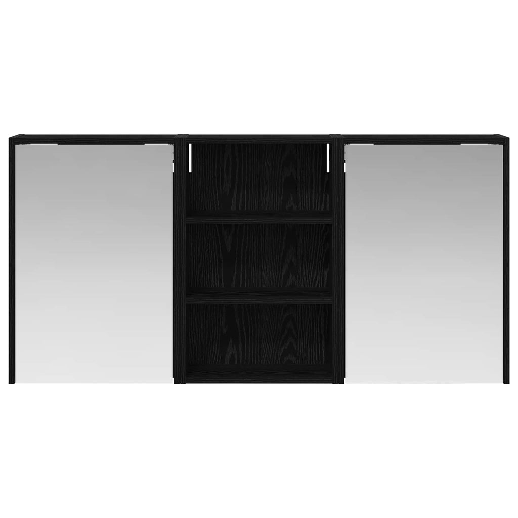Badezimmerschrank-Set 3 pcs 126 x 16 x 62,5 cm Holzwerkstoff