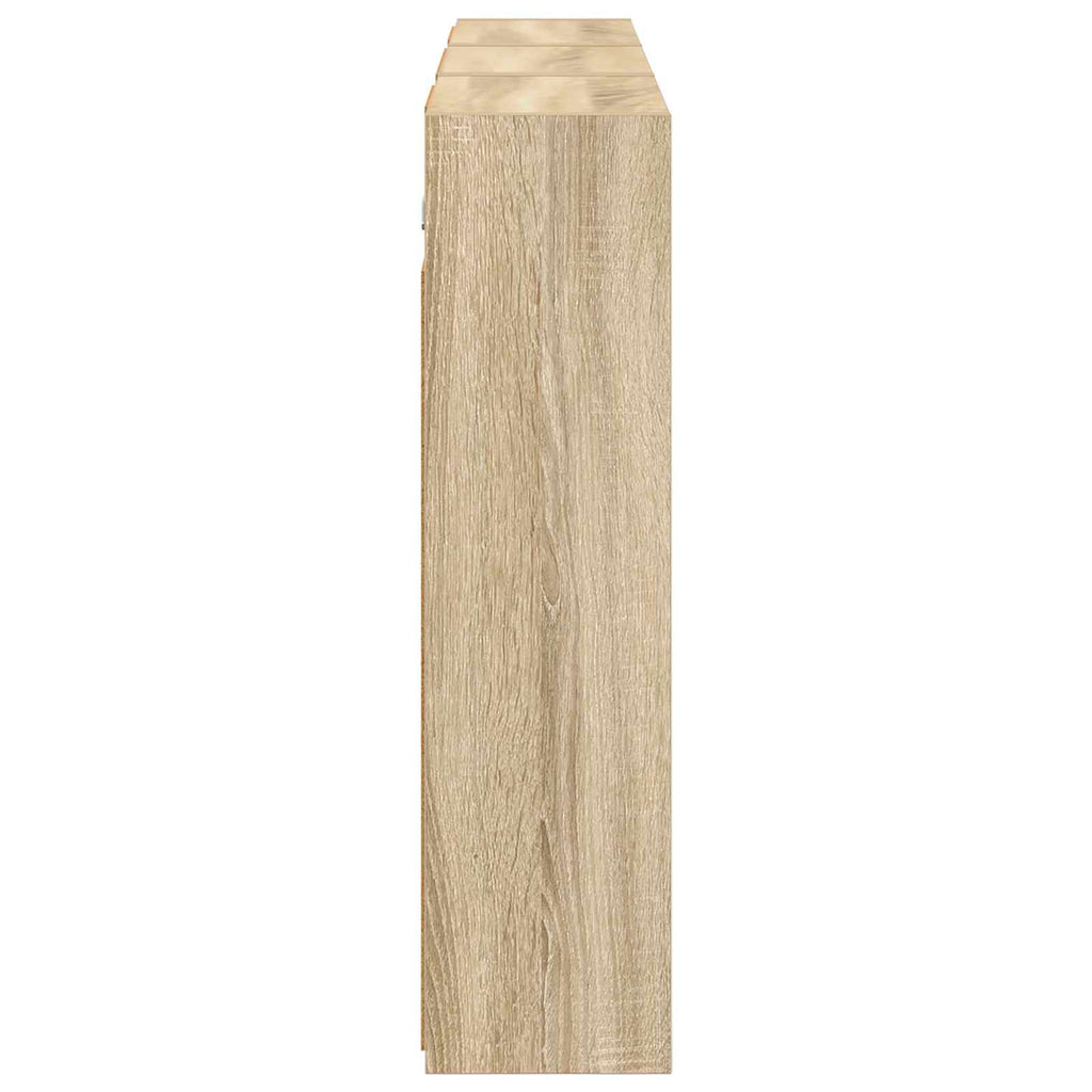 Badezimmerschrank-Set 3 pcs 126 x 16 x 62,5 cm Holzwerkstoff