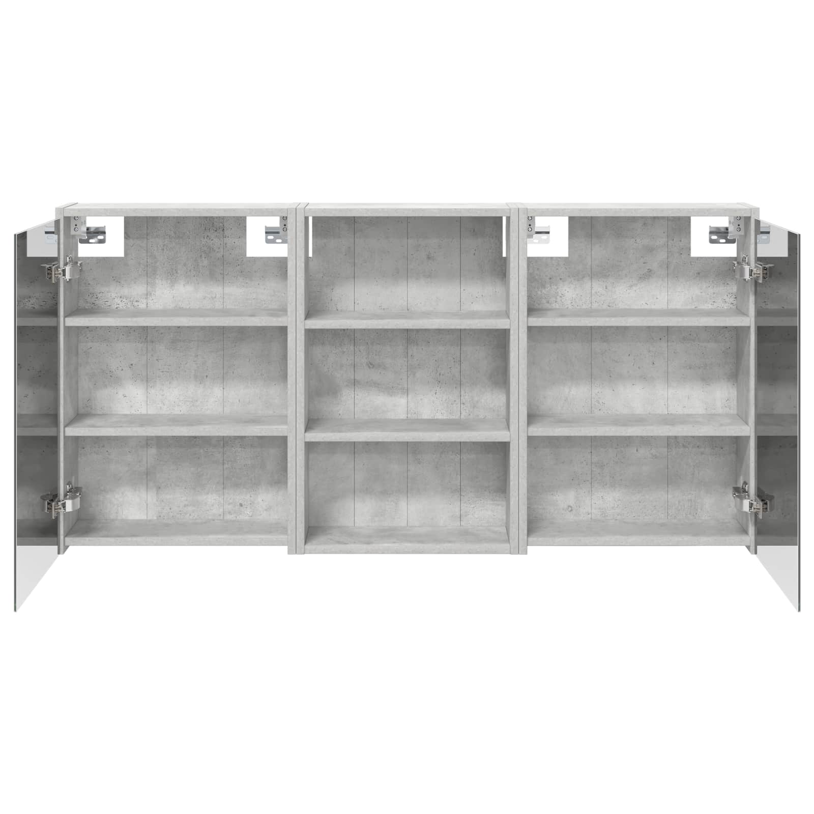 Badezimmerschrank-Set 3 pcs 126 x 16 x 62,5 cm Holzwerkstoff