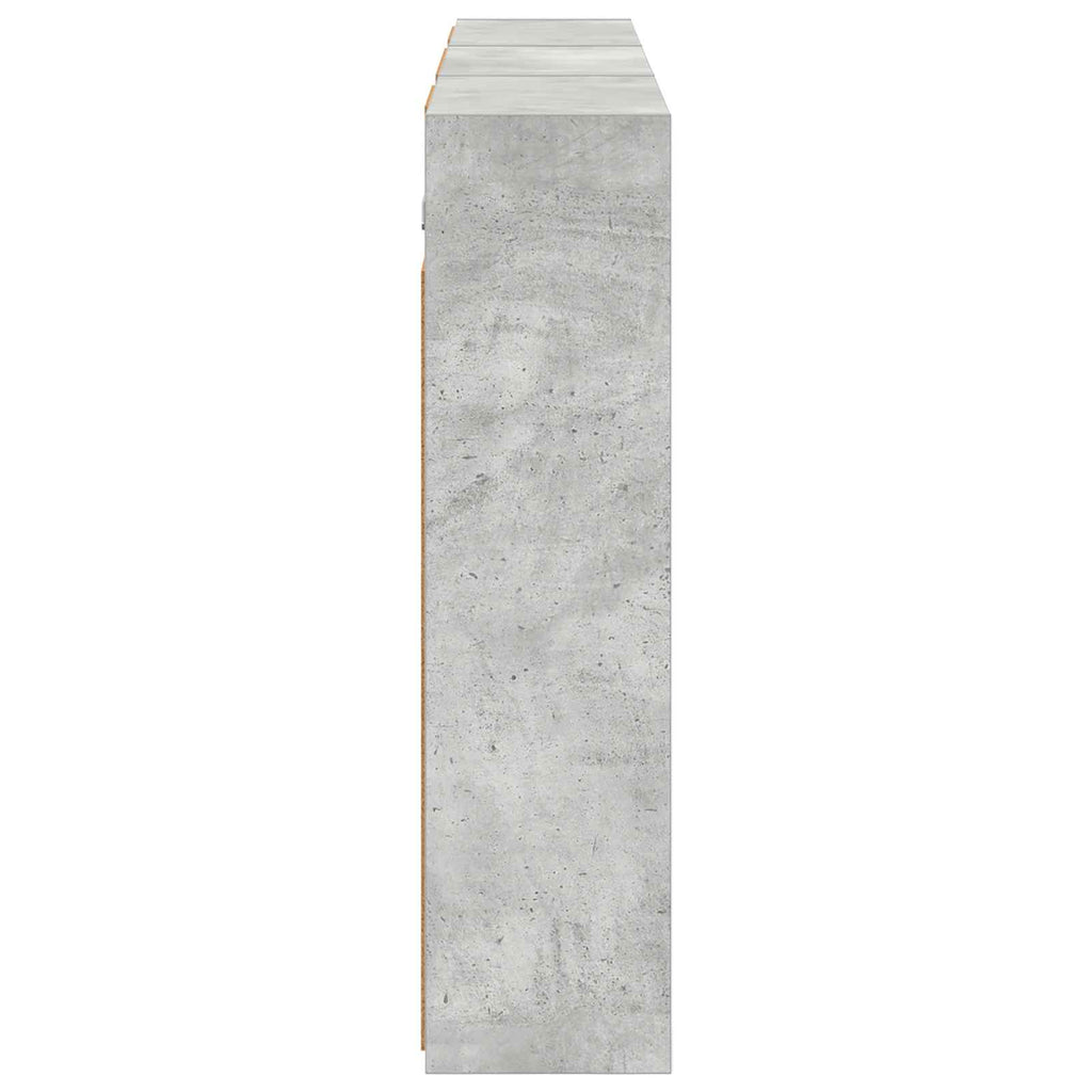 Badezimmerschrank-Set 3 pcs 126 x 16 x 62,5 cm Holzwerkstoff
