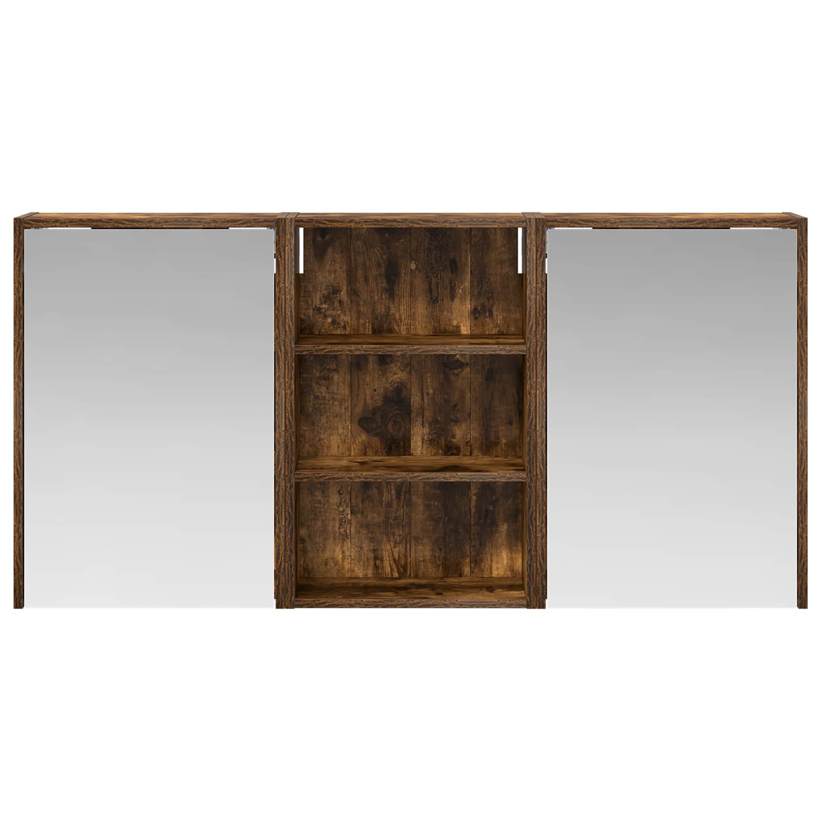 Badezimmerschrank-Set 3 pcs 126 x 16 x 62,5 cm Holzwerkstoff