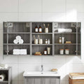Badezimmerschrank-Set 3 pcs 126 x 16 x 62,5 cm Holzwerkstoff