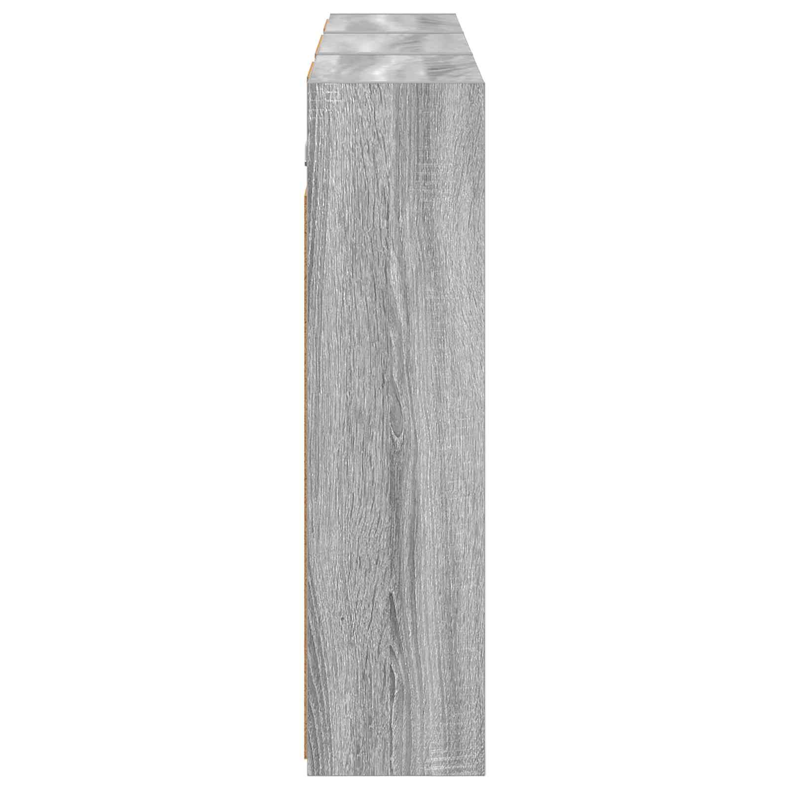 Badezimmerschrank-Set 3 pcs 126 x 16 x 62,5 cm Holzwerkstoff