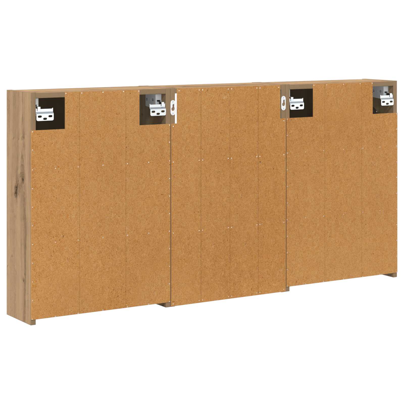 Badezimmerschrank-Set 3 pcs 126 x 16 x 62,5 cm Holzwerkstoff