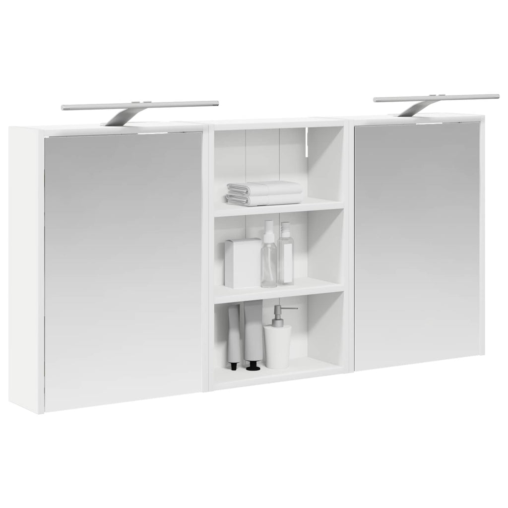 Badezimmerschrank-Set 3 pcs 126 x 16 x 62,5 cm Holzwerkstoff