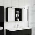 Badezimmerschrank-Set 3 pcs 126 x 16 x 62,5 cm Holzwerkstoff
