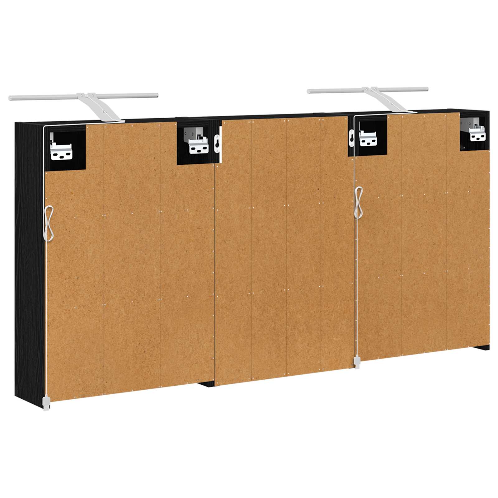 Badezimmerschrank-Set 3 pcs 126 x 16 x 62,5 cm Holzwerkstoff