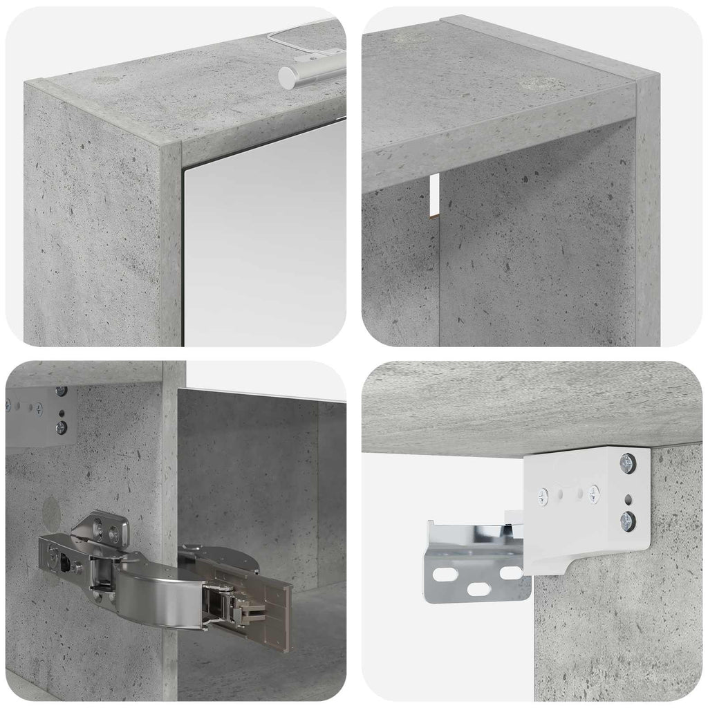 Badezimmerschrank-Set 3 pcs 126 x 16 x 62,5 cm Holzwerkstoff