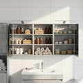 Badezimmerschrank-Set 3 pcs 126 x 16 x 62,5 cm Holzwerkstoff
