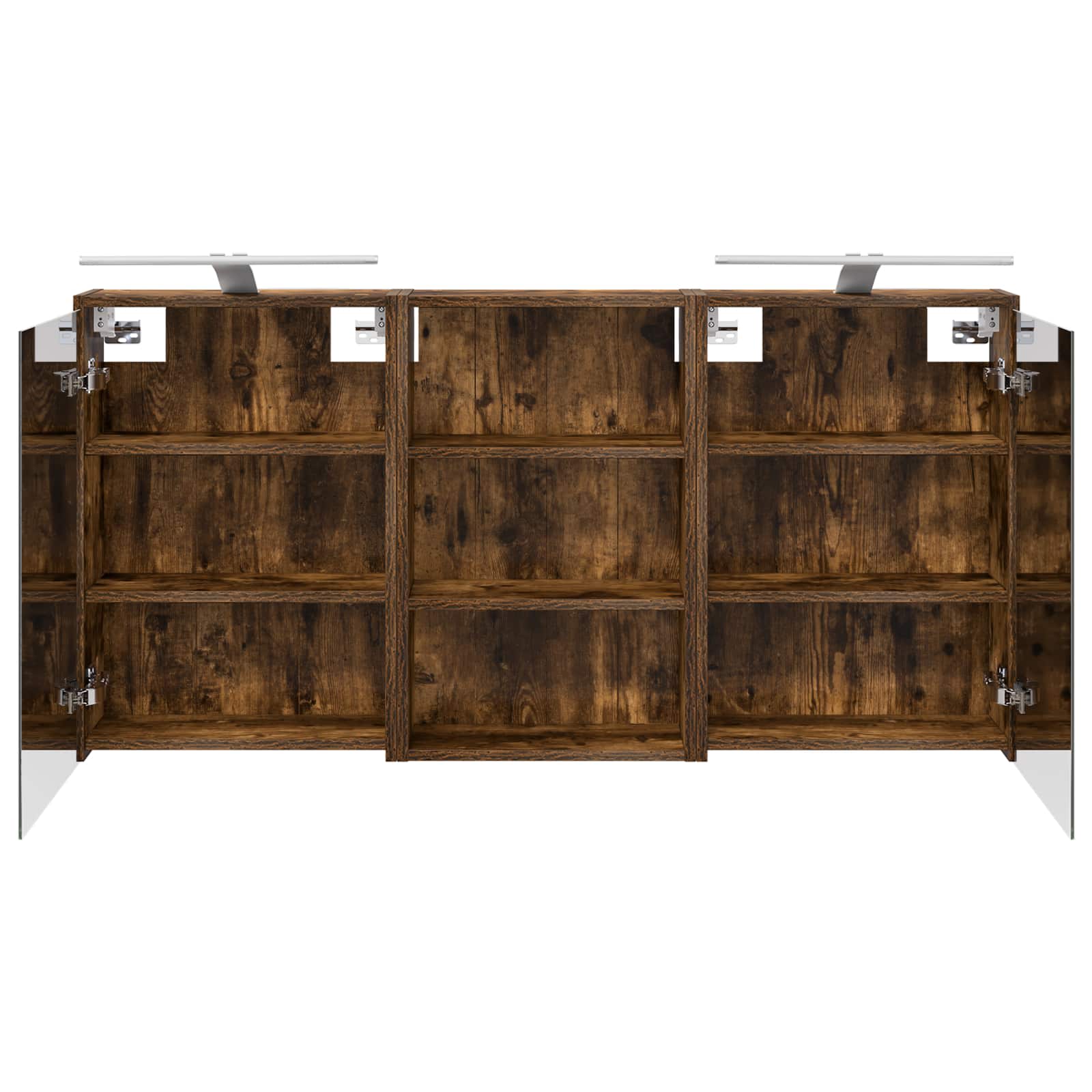 Badezimmerschrank-Set 3 pcs 126 x 16 x 62,5 cm Holzwerkstoff