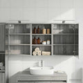 Badezimmerschrank-Set 3 pcs 126 x 16 x 62,5 cm Holzwerkstoff