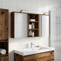 Badezimmerschrank-Set 3 pcs 126 x 16 x 62,5 cm Holzwerkstoff