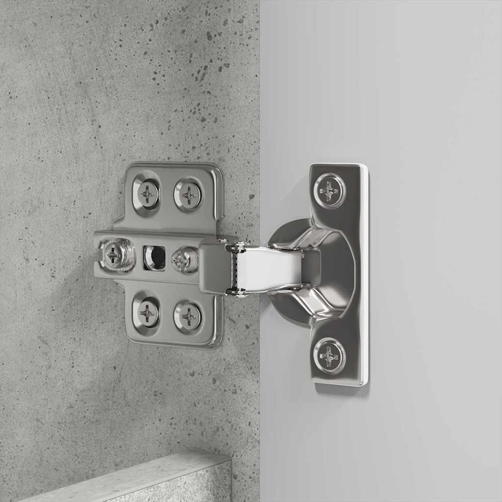 Badezimmermöbel-Set mit Regal 4 pcs Beton Grau Holzwerkstoff