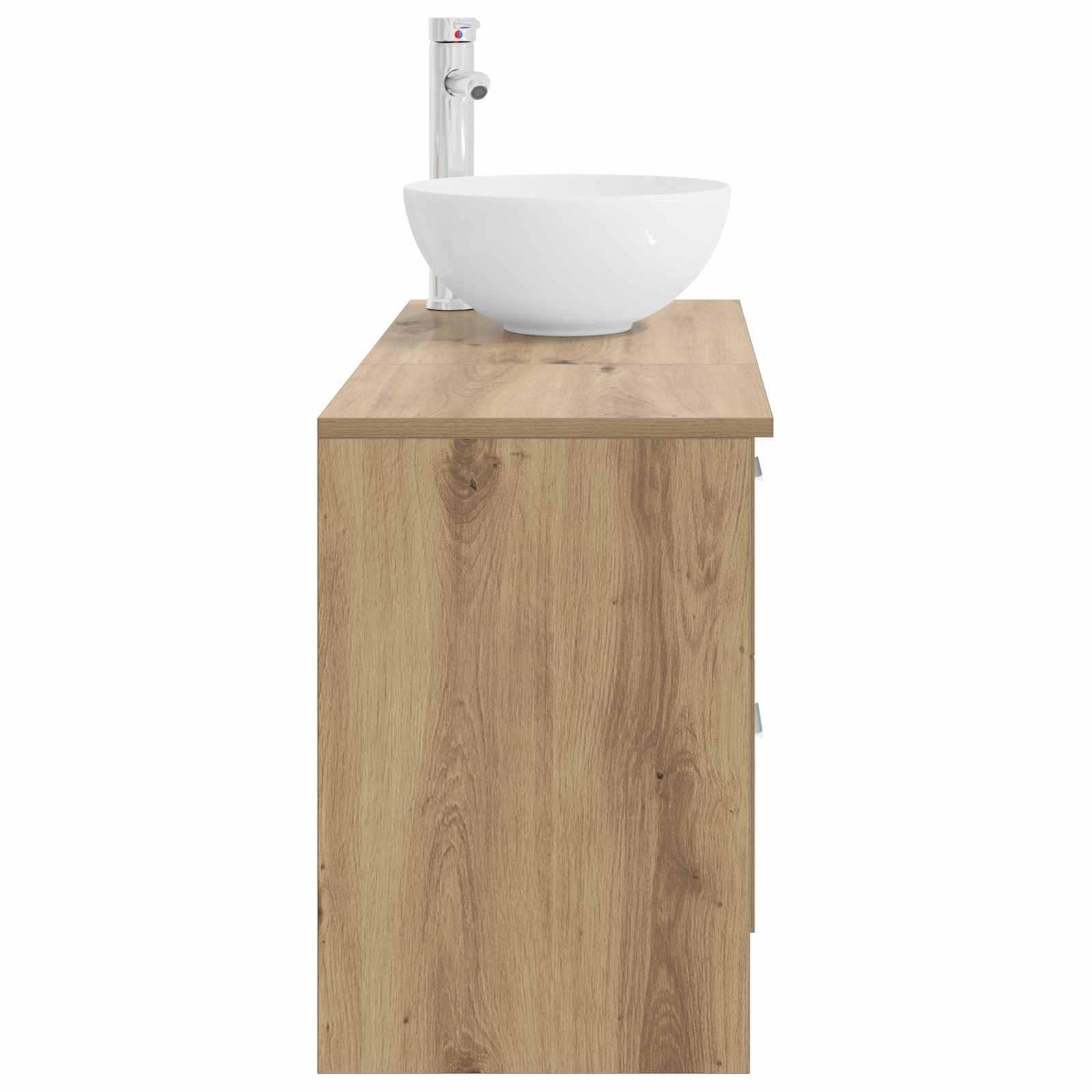 Badezimmermöbel-Set 2 pcs Artisan-Eiche Holzwerkstoff