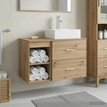 Badezimmermöbel-Set 2 pcs Artisan-Eiche Holzwerkstoff