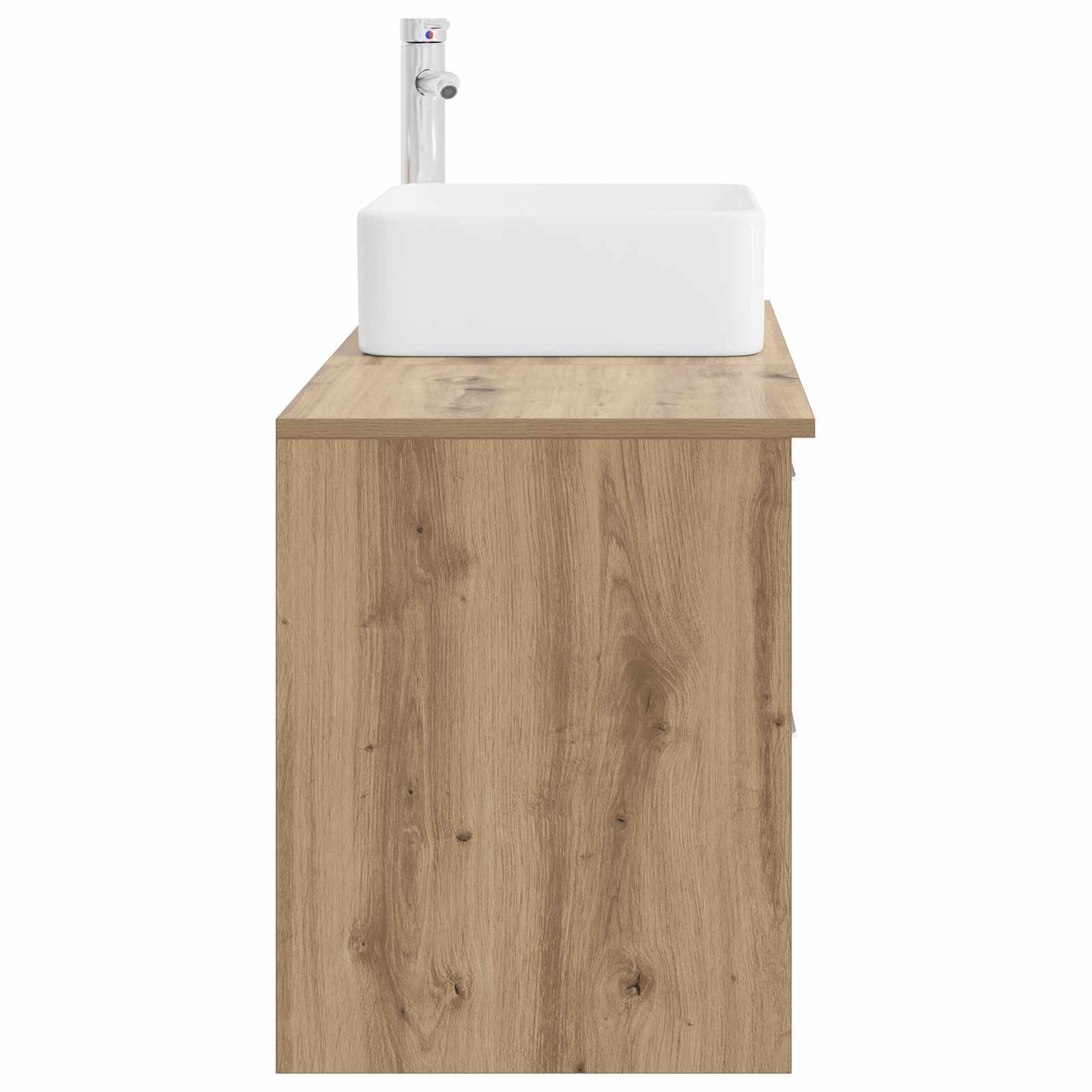 Badezimmermöbel-Set 2 pcs Artisan-Eiche Holzwerkstoff