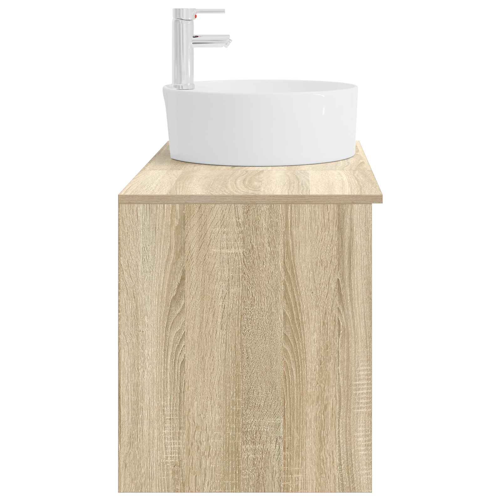 Badezimmermöbel-Set 2 pcs Sonoma-Eiche Holzwerkstoff