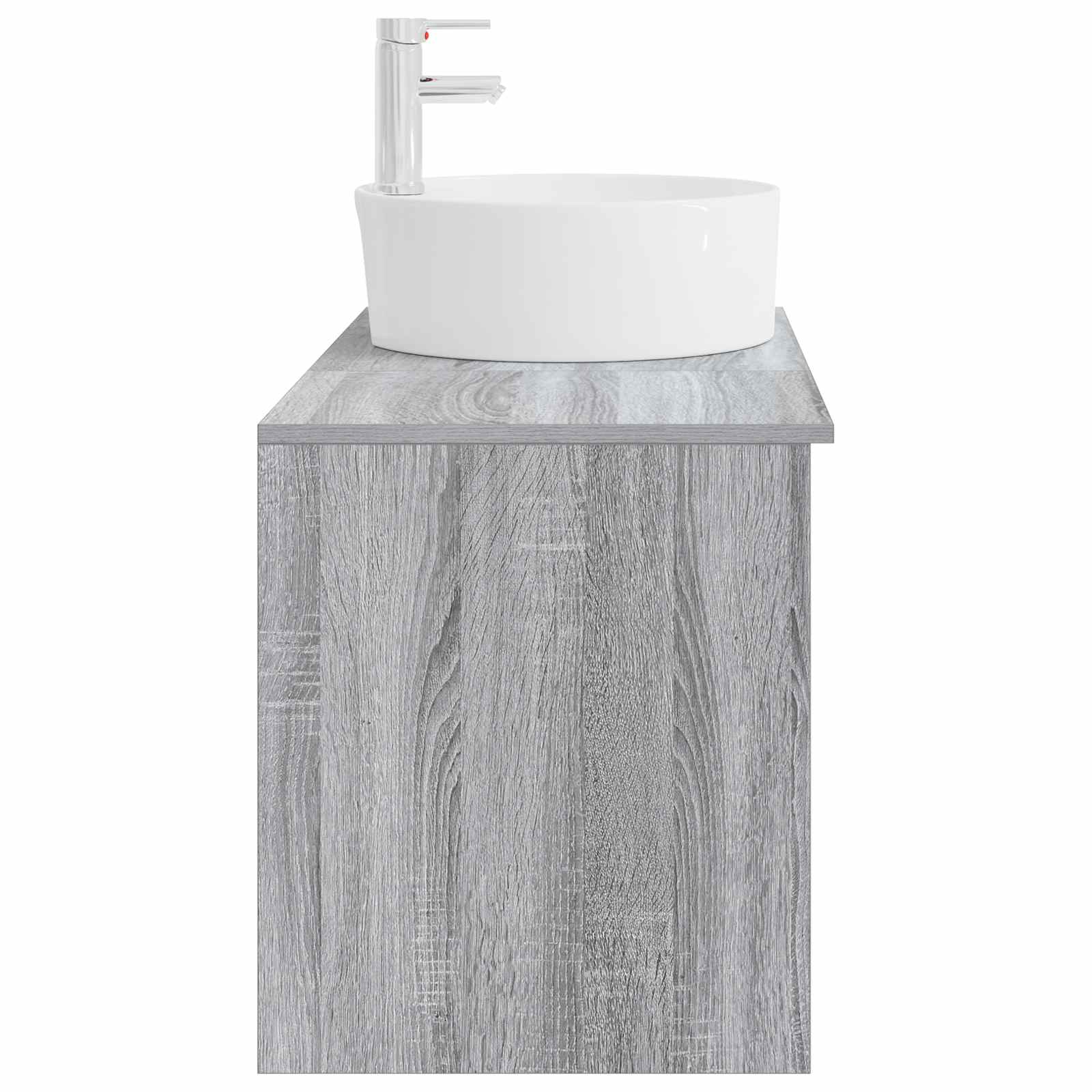 Badezimmermöbel-Set 2 pcs Grau Sonoma Holzwerkstoff