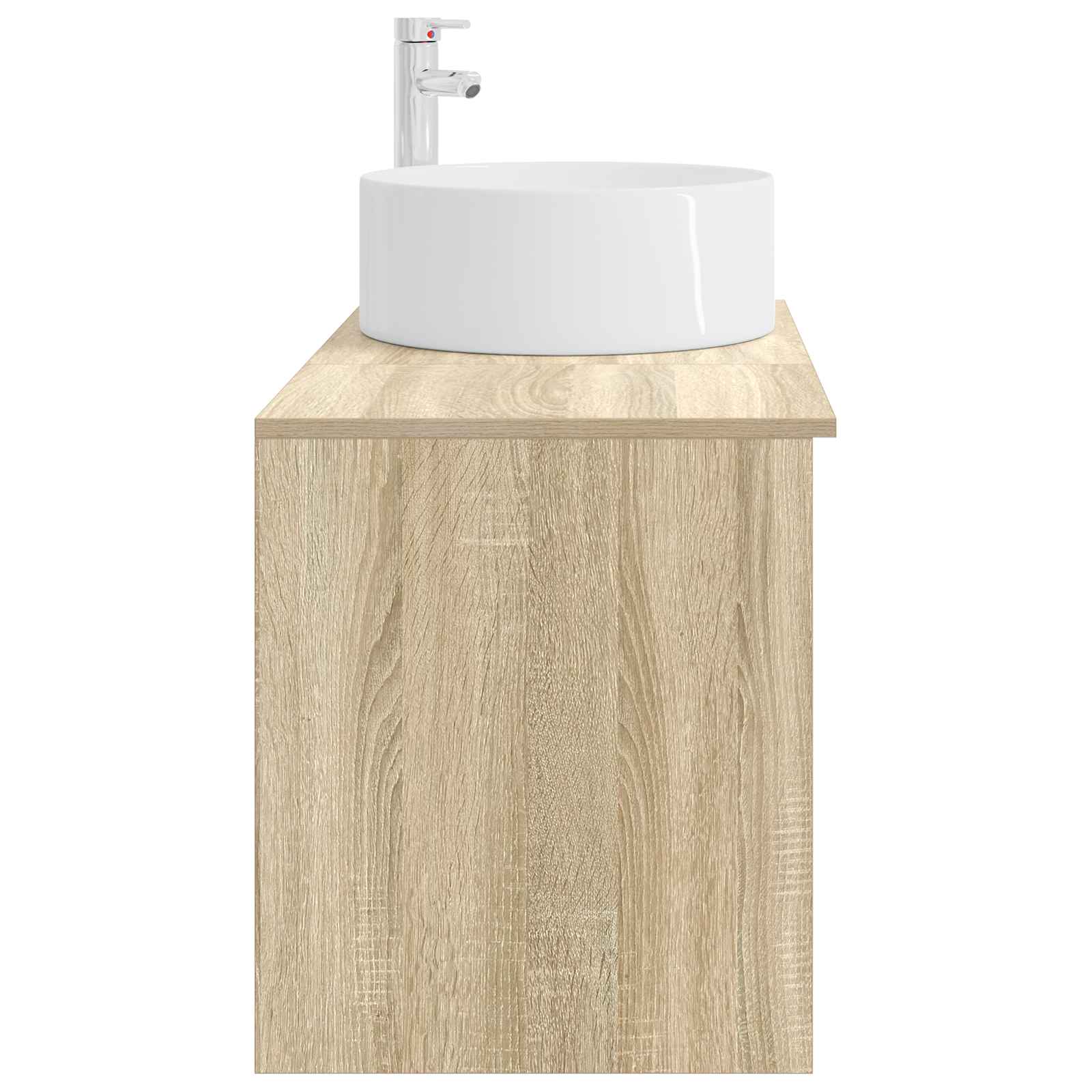Badezimmermöbel-Set 2 pcs Sonoma-Eiche Holzwerkstoff