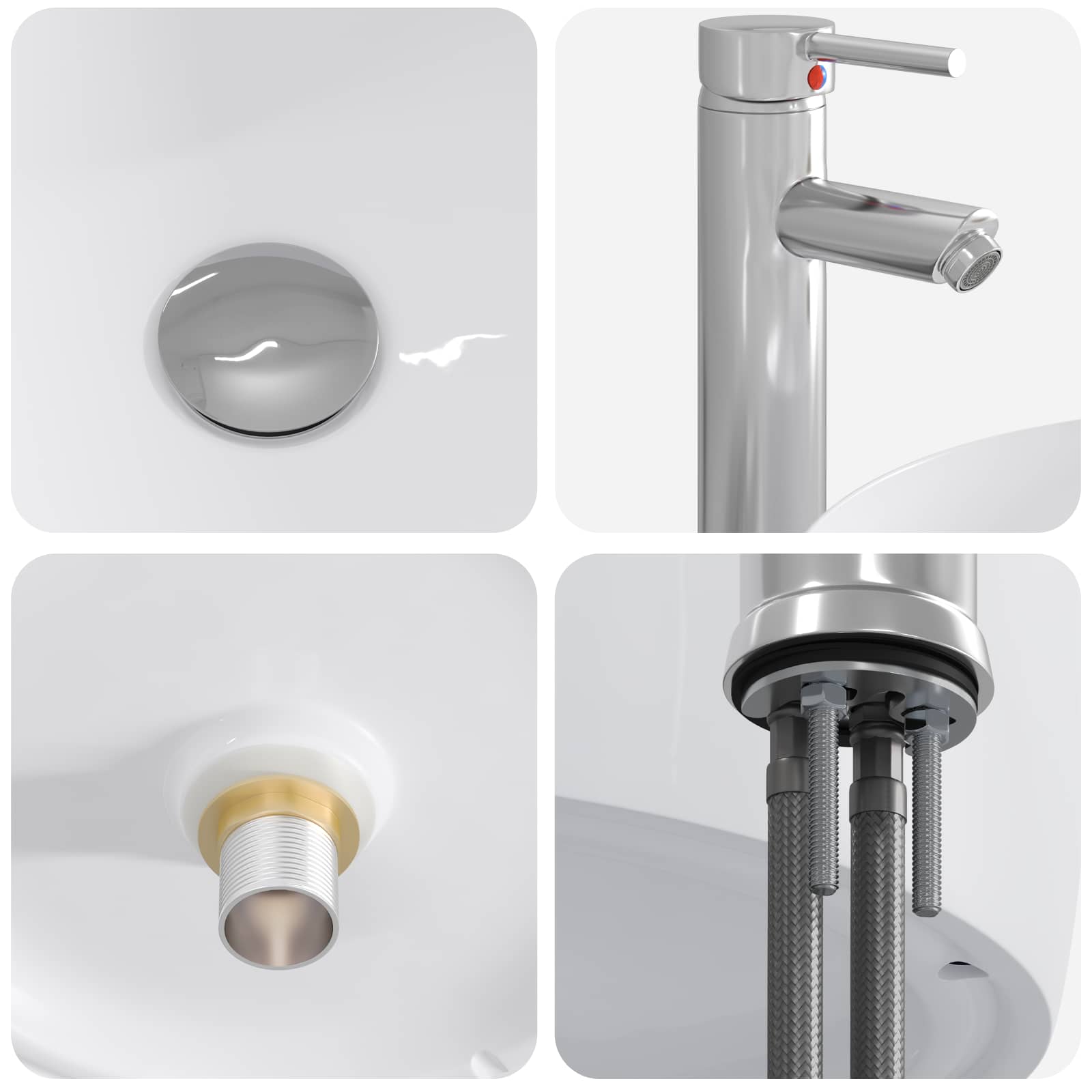 Badezimmermöbel-Set 2 pcs Betongrau Holzwerkstoff