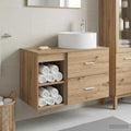 Badezimmermöbel-Set 2 pcs Artisan-Eiche Holzwerkstoff