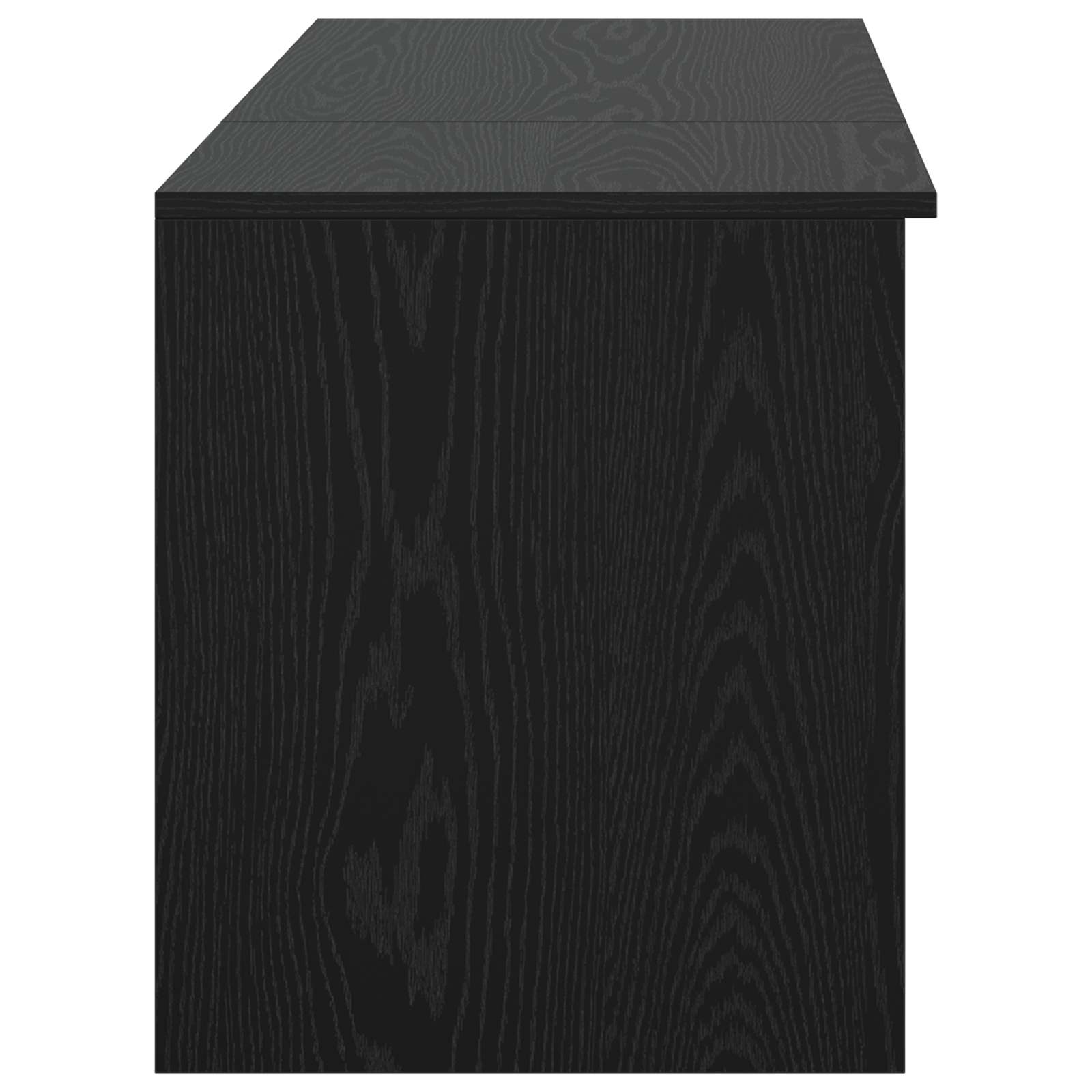 Badezimmermöbel-Set 2 pcs Schwarze Eiche Holzwerkstoff
