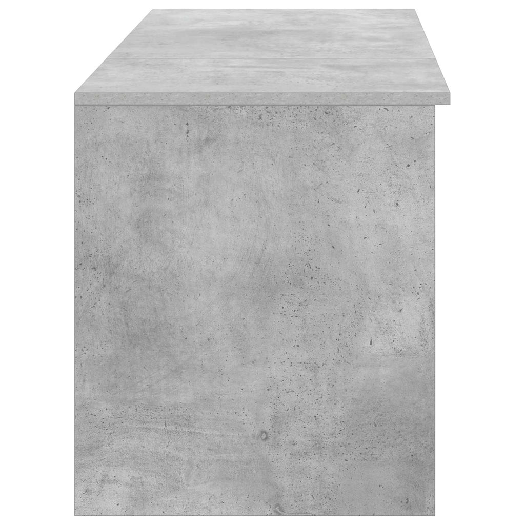 Badezimmermöbel-Set 2 pcs Betongrau Holzwerkstoff