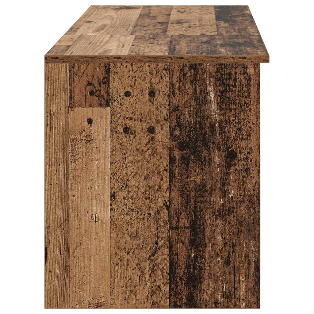 Badezimmermöbel-Set 2 pcs Altholz Holzwerkstoff