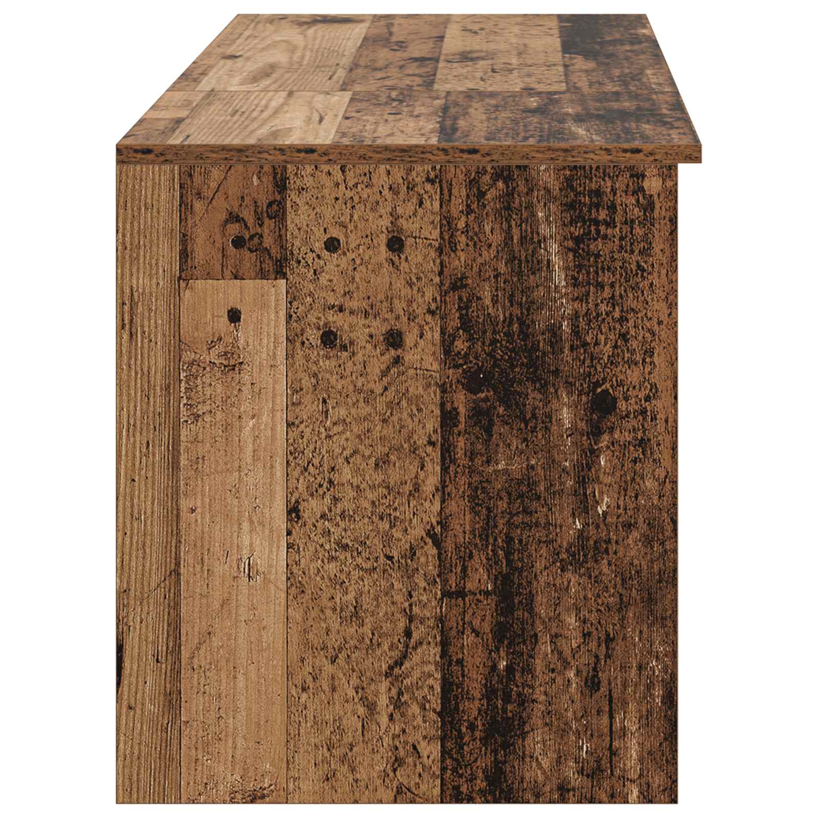 Badezimmermöbel-Set 2 pcs Altholz Holzwerkstoff