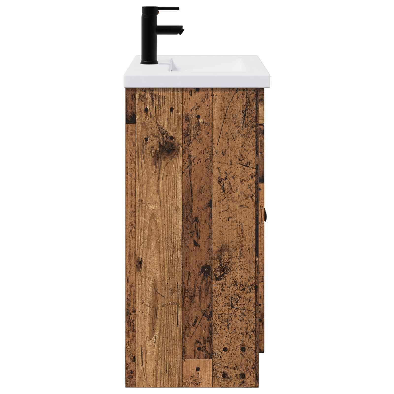 Badezimmermöbel-Set Altholz 78,5 x 37,5 x 81 cm Holzwerkstoff