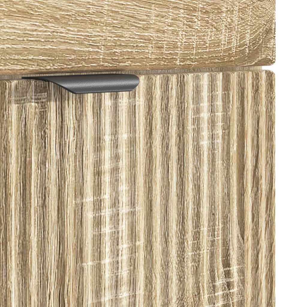 Badezimmermöbel-Set Sonoma-Eiche 56 x 37,5 x 81 cm