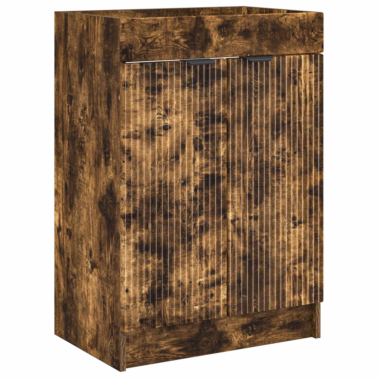 Badezimmermöbel-Set Geräucherte Eiche 56 x 37,5 x 81 cm