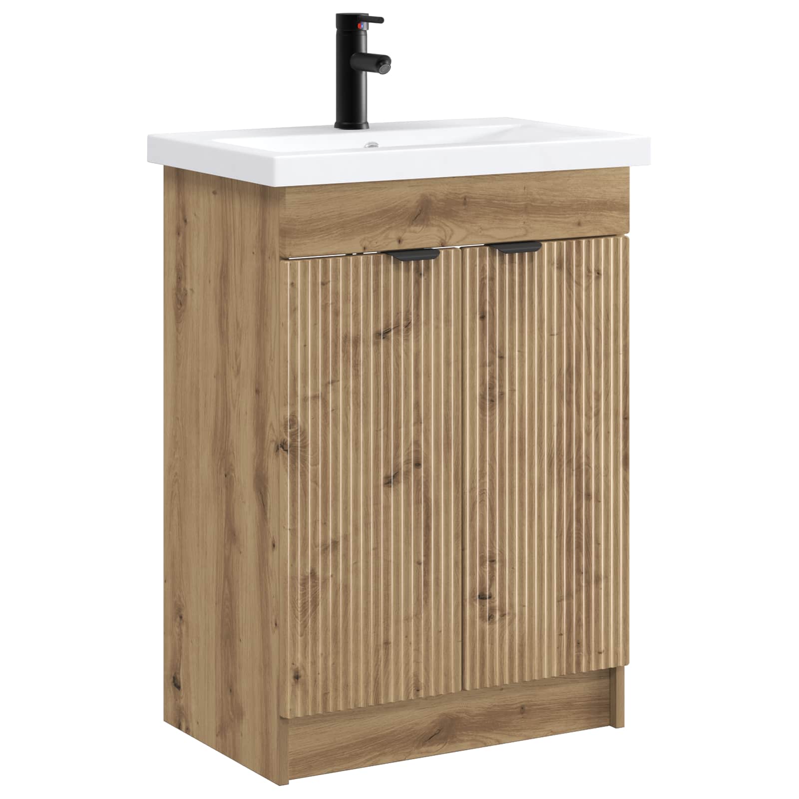 Badezimmermöbel-Set Artisan-Eiche 56 x 37,5 x 81 cm