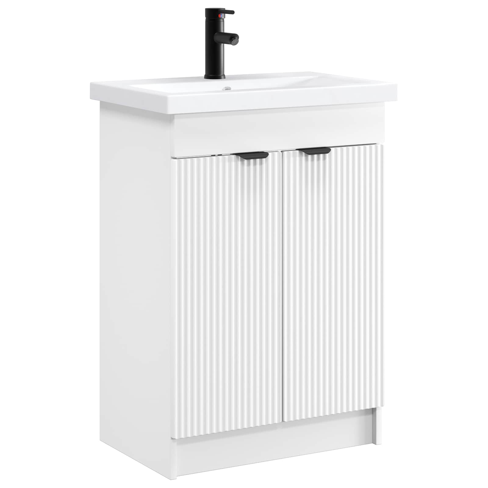 Badezimmermöbel-Set Weiß 78,5 x 37,5 x 81 cm Holzwerkstoff