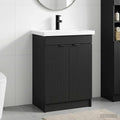Badezimmermöbel-Set Schwarz 78,5 x 37,5 x 81 cm Holzwerkstoff