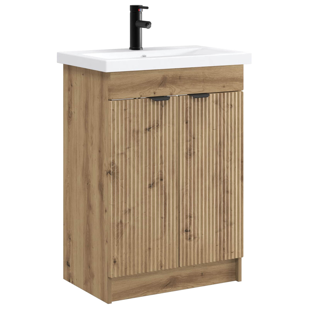 Badezimmermöbel-Set Artisan-Eiche 78,5 x 37,5 x 81 cm