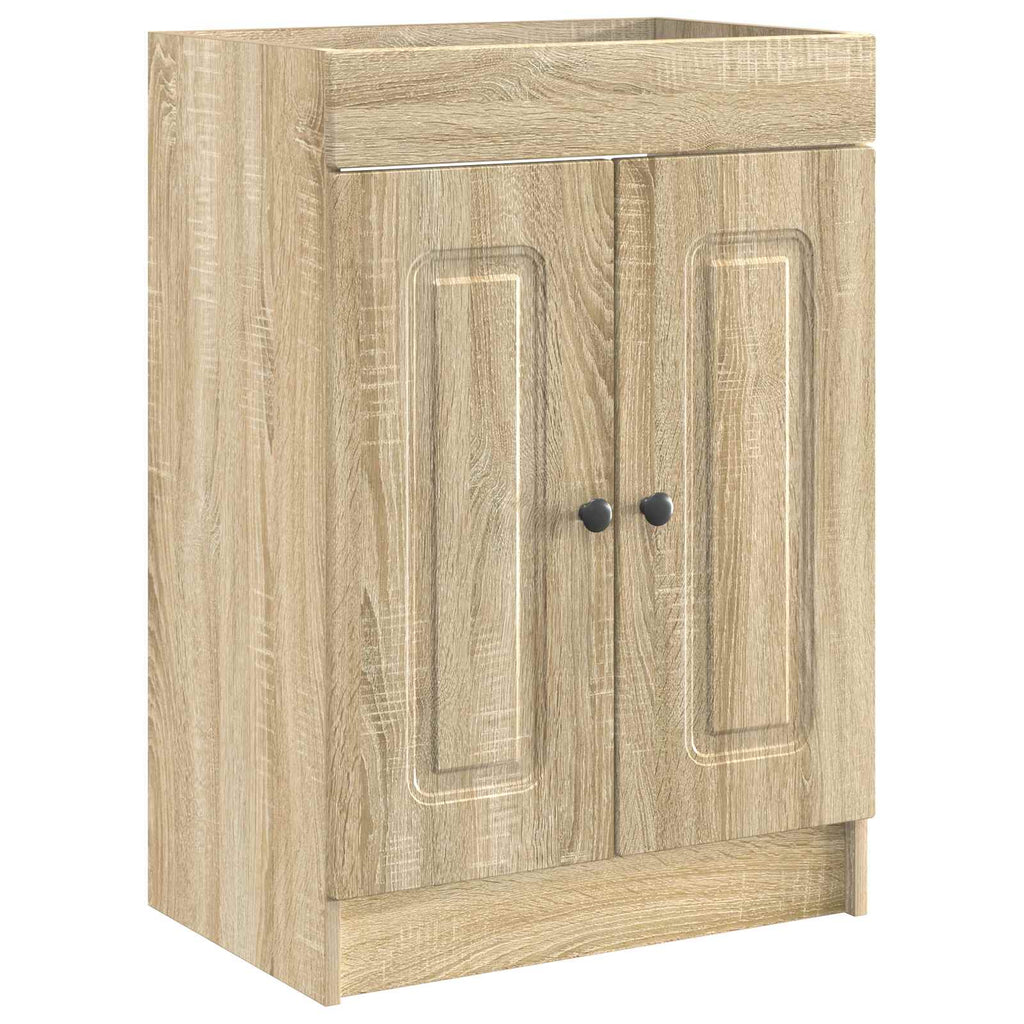 Badezimmermöbel-Set Sonoma-Eiche 56 x 37,5 x 81 cm