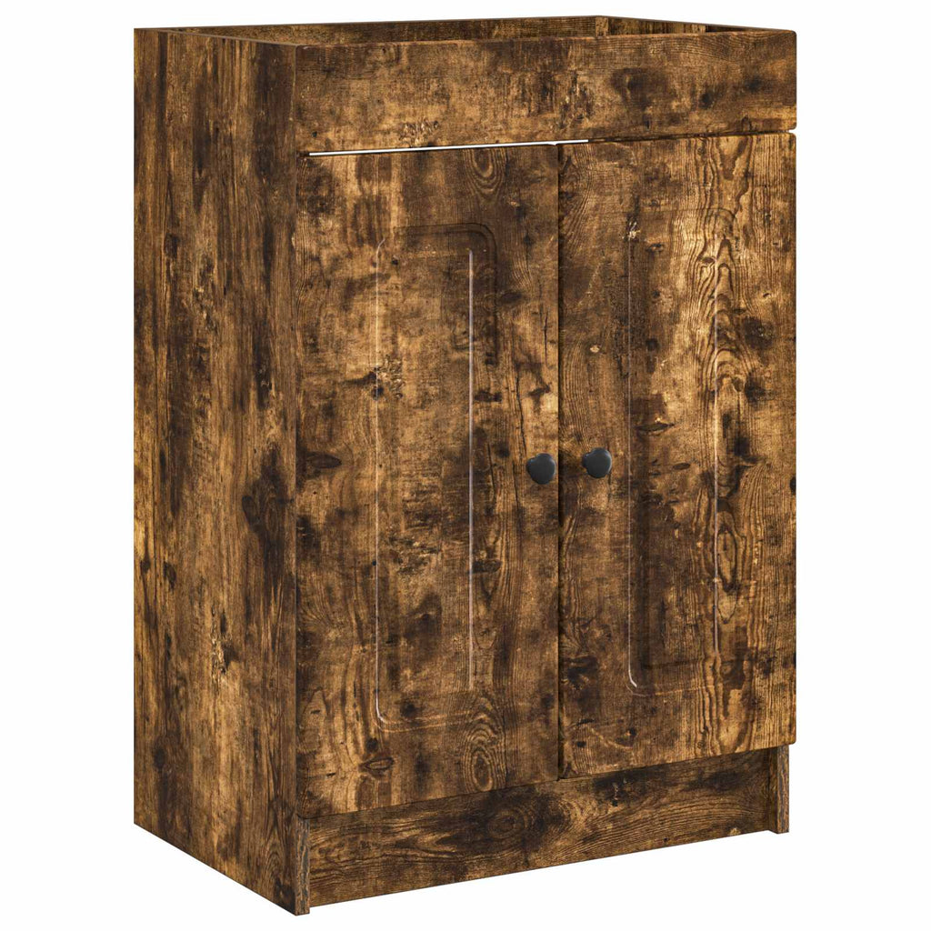 Badezimmermöbel-Set Geräucherte Eiche 78,5 x 37,5 x 81 cm