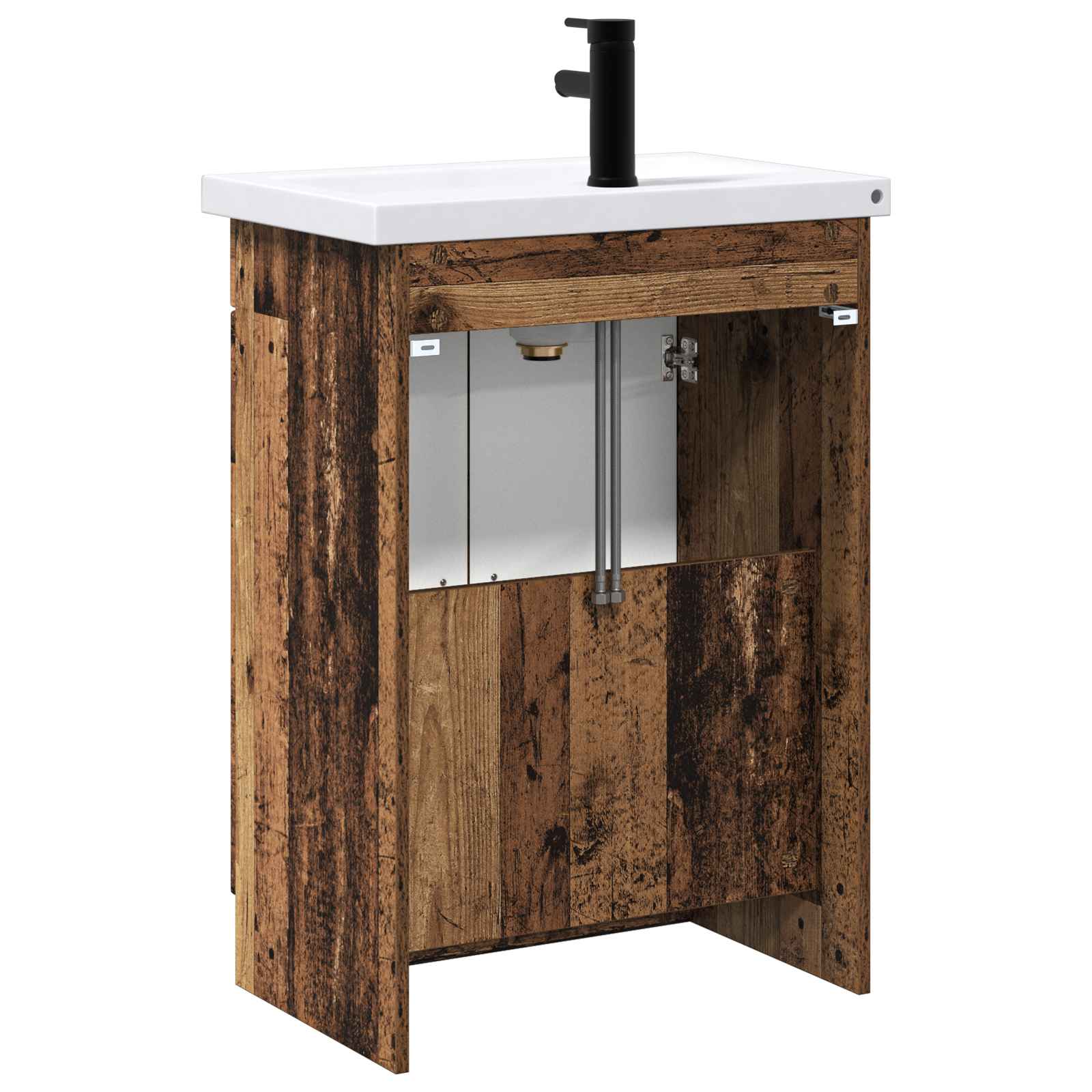 Badezimmermöbel-Set Altholz 78,5 x 37,5 x 81 cm Holzwerkstoff