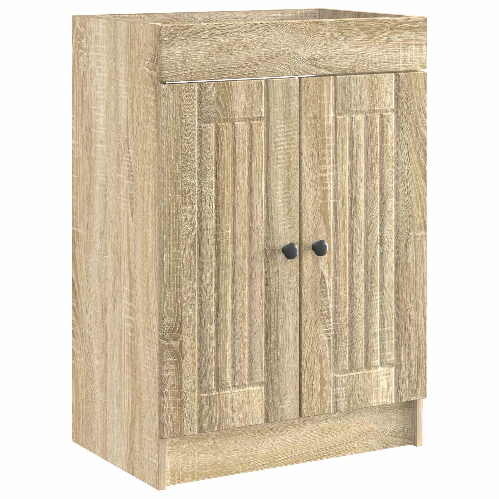 Badezimmermöbel-Set Sonoma-Eiche 56 x 37,5 x 81 cm