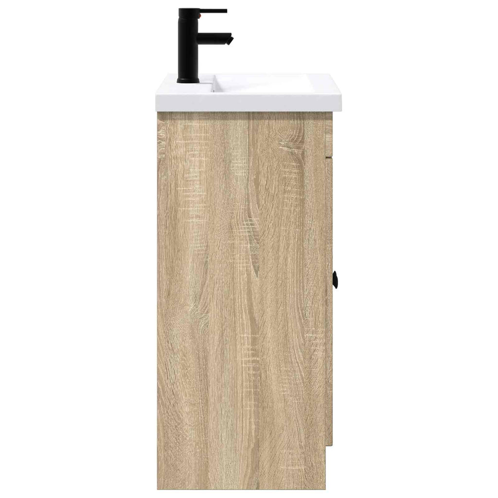 Badezimmermöbel-Set Sonoma-Eiche 56 x 37,5 x 81 cm