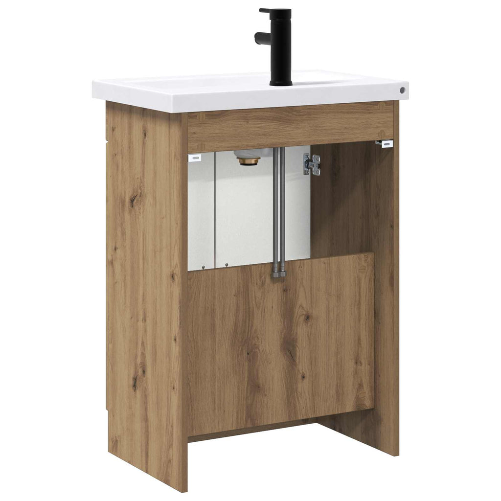 Badezimmermöbel-Set Artisan-Eiche 56 x 37,5 x 81 cm
