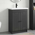 Badezimmermöbel-Set Schwarz 78,5 x 37,5 x 81 cm Holzwerkstoff