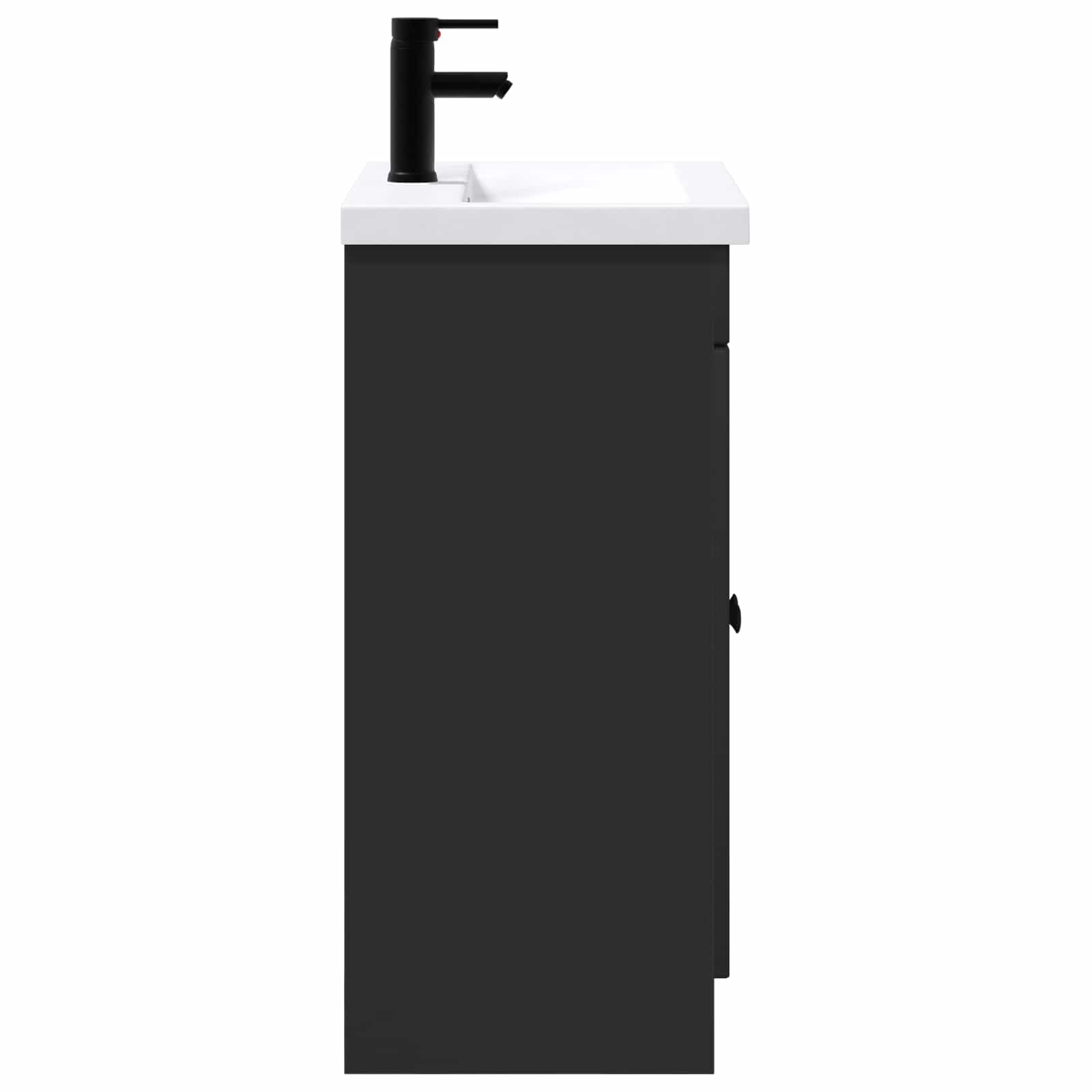Badezimmermöbel-Set Schwarz 78,5 x 37,5 x 81 cm Holzwerkstoff